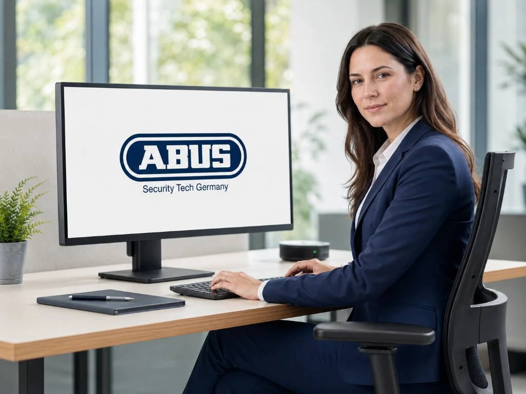 ABUS Zutrittskontrolle zentral verwalten – KI-Julia am Arbeitsplatz